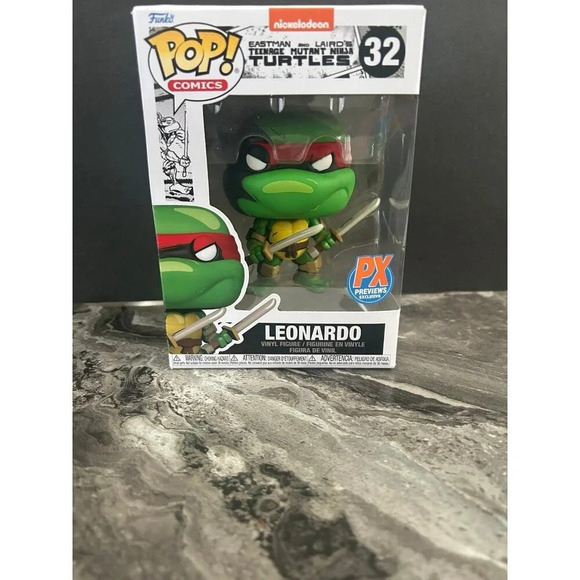 new sealed teenage mutant ninja turtles funko pop‎ comic leonardo​ - Picture 1 of 2